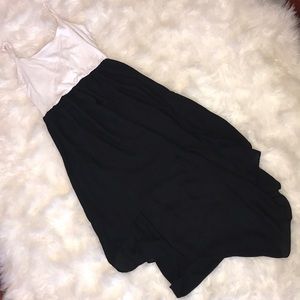High low forever 21 black & white dress